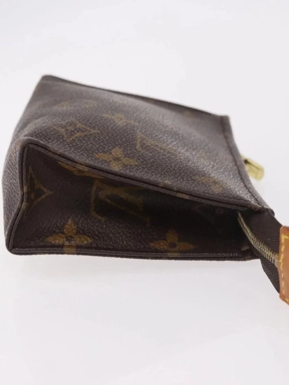 LOUIS VUITTON Monogram Poche Toilette 15 Pouch M47546 LV Auth hk3907